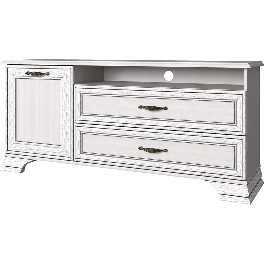 Изображение товара Тумба Anrex RTV 1D2SN TIFFANY вудлайн кремовый 1300мм ЛДСП ламинация