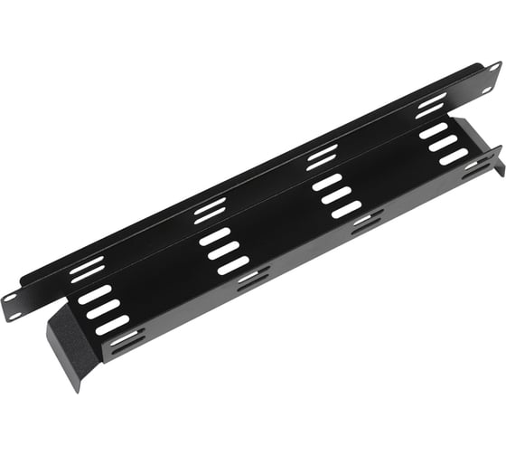 Изображение товара Горизонтальный кабельный лоток ЦМО 19, черный ГКО-Л-1-9005