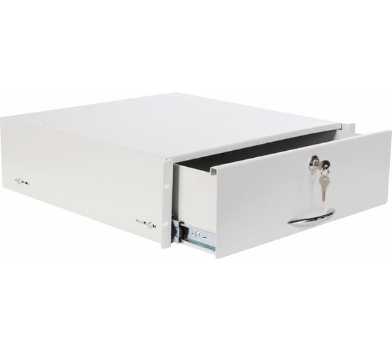 Изображение товара Полка выдвижная для документации ЦМО консольная, для шкафов, с телескопическими направляющими ТСВ-Д-3U.450