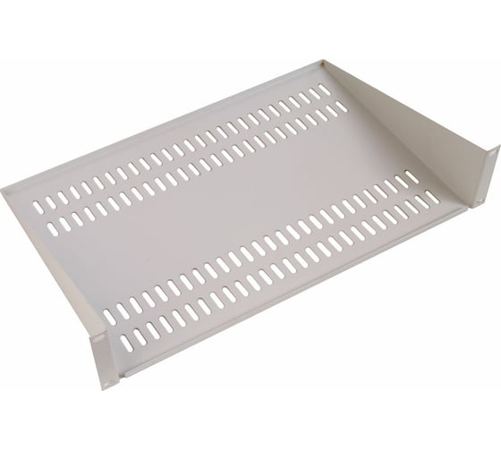 Изображение товара Консольная полка для шкафов и стоек ЦМО 2U, цвет: серый МС-30