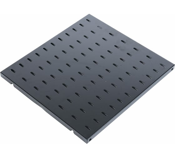 Изображение товара Полка ЦМО перфорированная, глубина 450 мм, черная СВ-45-9005