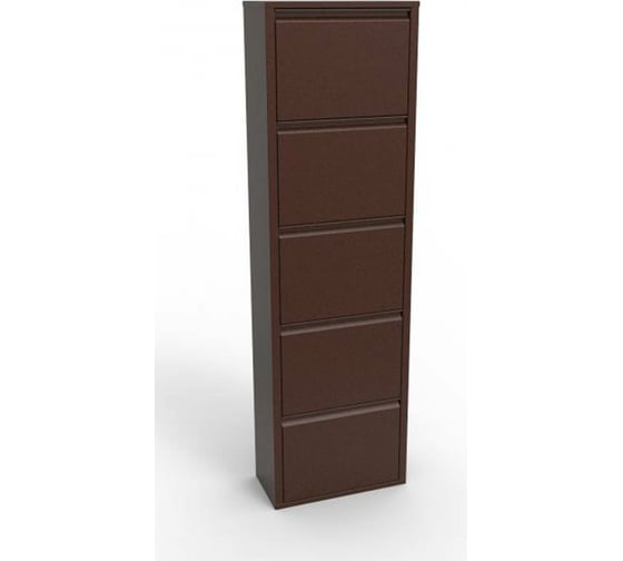 Изображение товара Шкаф для обуви на 5 ячеек Святогор цвет - медный антик ОБ-5