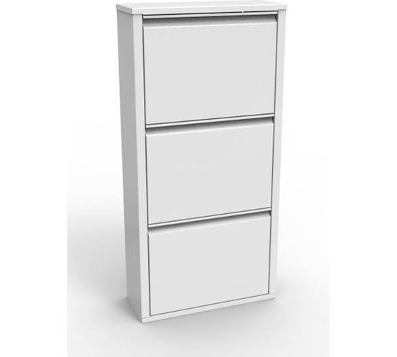 Изображение товара Шкаф для обуви на 3 ячейки Святогор цвет - белый ОБ-3