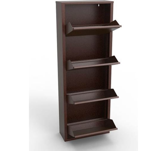 Изображение товара Шкаф для обуви на 4 ячейки Святогор цвет - медный антик ОБ-4