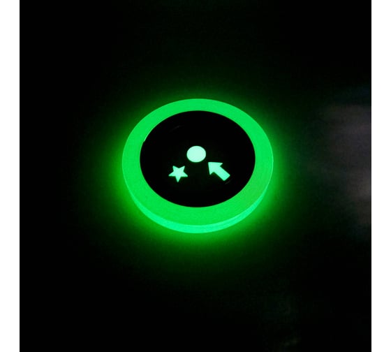 Изображение товара Клейкая лента DGTAPE Gaffer TapeluminMATT - 12мм/9м - Светонакопительный LM15/10