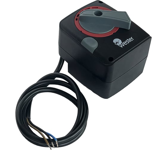 Изображение товара Привод поворот. Wester ARS6 модул. 24В,6Нм,90,60/120сек,0-10В,КО-СО 0-04-3016