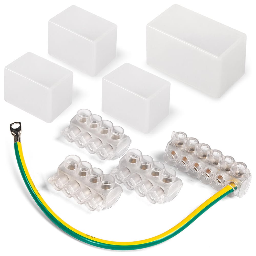 Изображение товара Комплект клеммников КВТ НК-17-С 92040 для соединения проводов