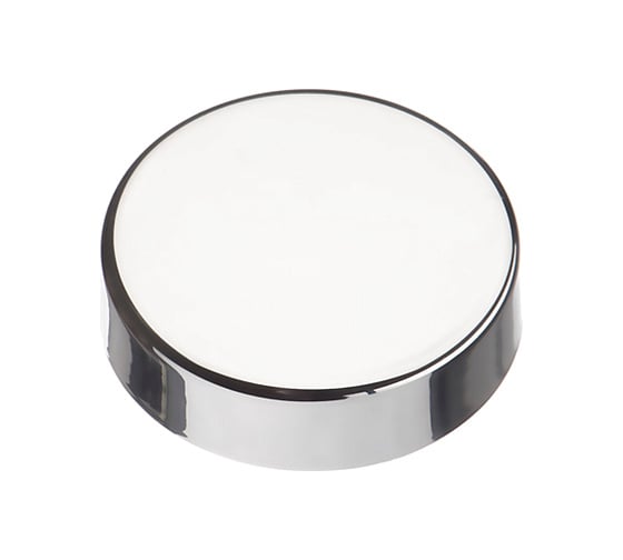 Изображение товара Заглушка пластиковая для петли, для стеклянных дверей, круглая, хром Marlok 016244