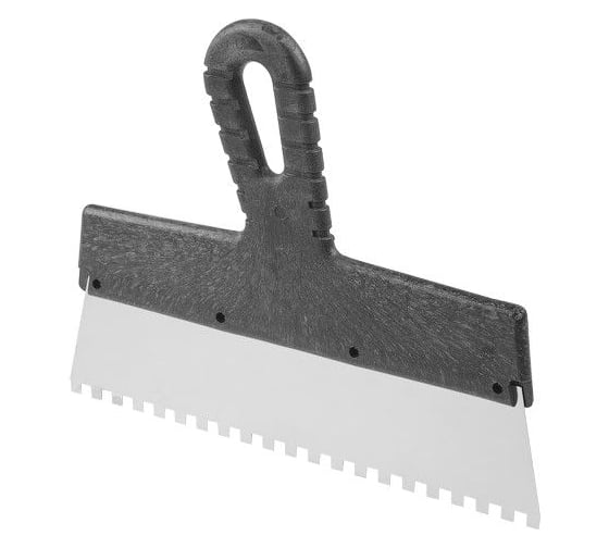 Изображение товара Фасадный зубчатый шпатель STARTUL MASTER нержавеющая сталь, 250 мм, зуб 6x6 мм ST1004-2506