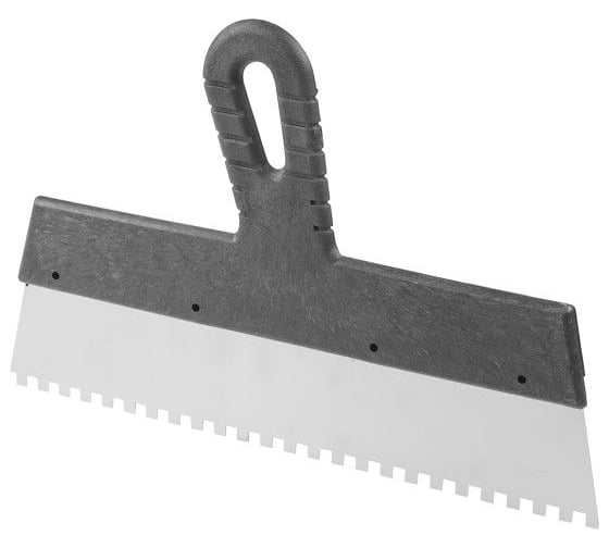 Изображение товара Фасадный зубчатый шпатель STARTUL MASTER нержавеющая сталь, 300 мм, зуб 6x6 мм ST1004-3006