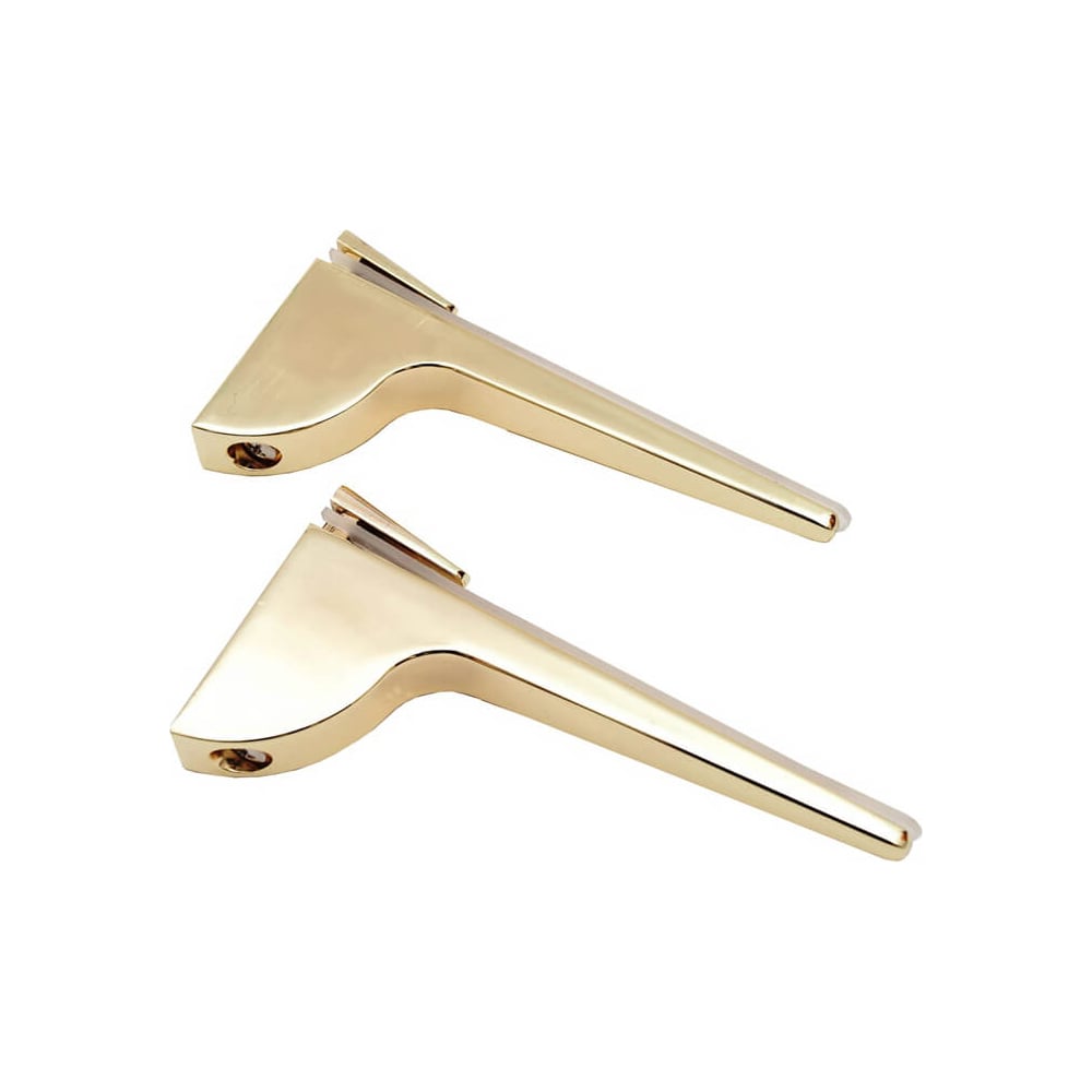 Изображение товара Комплект креплений для полки Marlok ZY-156 130x65x22 мм PB золото, 2 шт