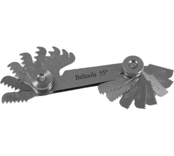 Изображение товара Шаблон резьбовой дюймовый (резьбомер) 55 гр, (4,5-28) 16 шт Beltools ri.225.16