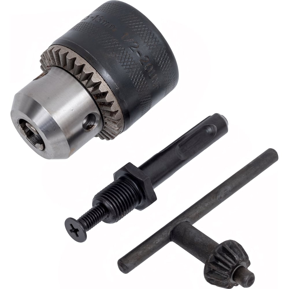 Изображение товара Набор ключей-патронов с переходниками для дрели 3 шт SDS+ 1.5-13 мм