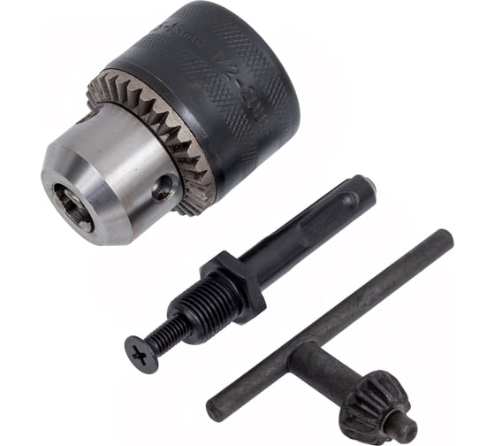Изображение товара Набор для дрели 3 шт патрон ключевой 1.5-13 мм, ключ для патрона, переходник ON 15-03-022