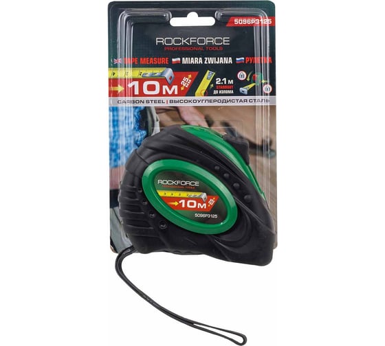 Изображение товара Рулетка Rockforce 10мх25мм RF-5096P3125(58863)