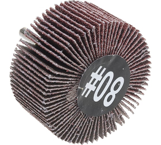 Изображение товара Круг шлифовальный лепестковый на шпильке (60х30х6 мм; P80) Русский Мастер РМ-53319