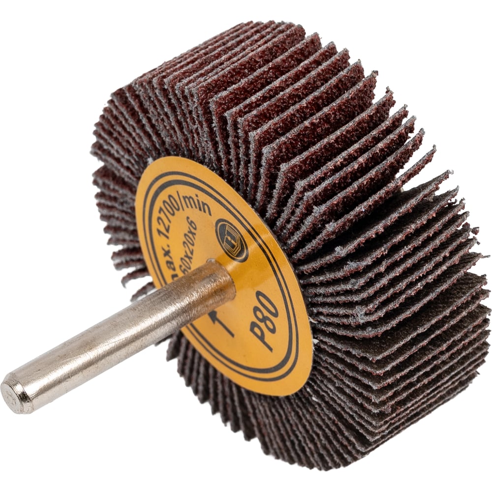 Изображение товара Круг шлифовальный лепестковый 60х20х6 мм P80 Русский Мастер РМ-53289