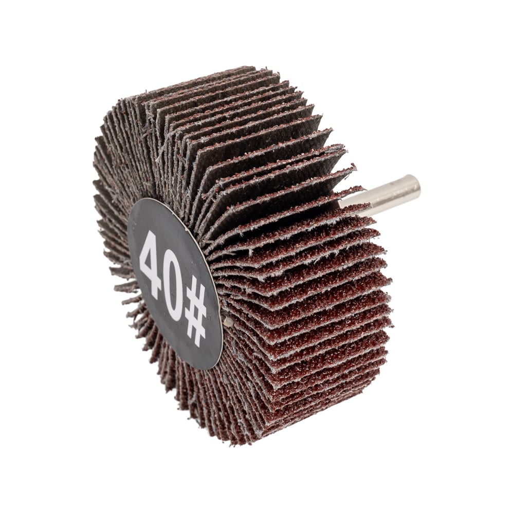Изображение товара Круг шлифовальный лепестковый на шпильке Русский Мастер 80х30х6 мм P40