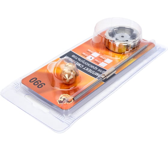 Изображение товара Комплект сменный (игла; дюза 1.5 мм; голова) для краскопульта 990 серии Русский Мастер РМ-84844