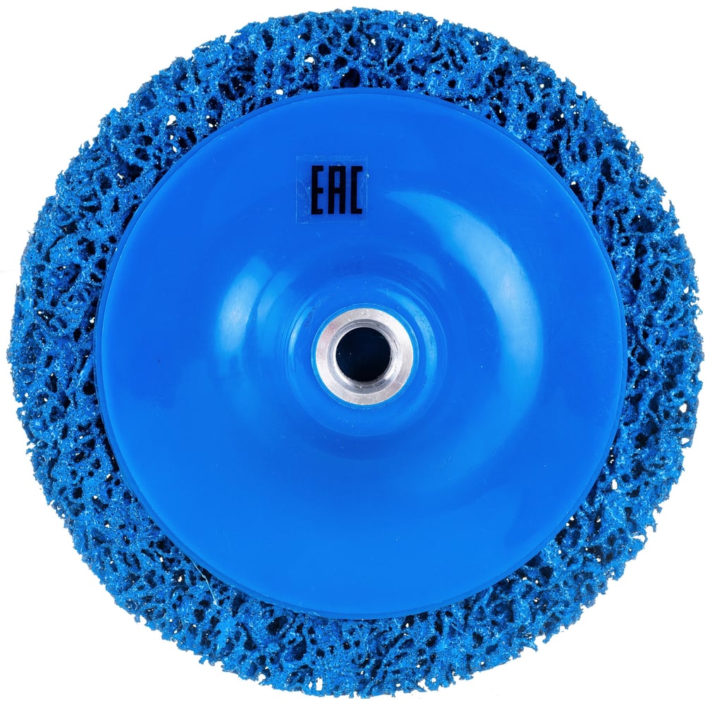 Изображение товара Круг для снятия ржавчины на резьбе синий 150 мм M14 Русский Мастер РМ-90481