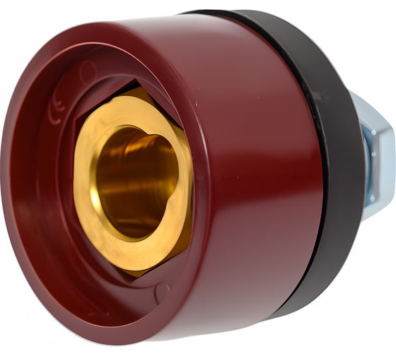 Изображение товара Панельная розетка 35-50 мм, 1 шт, "класс В", цвет красный энаргит П35-50-1-B-R