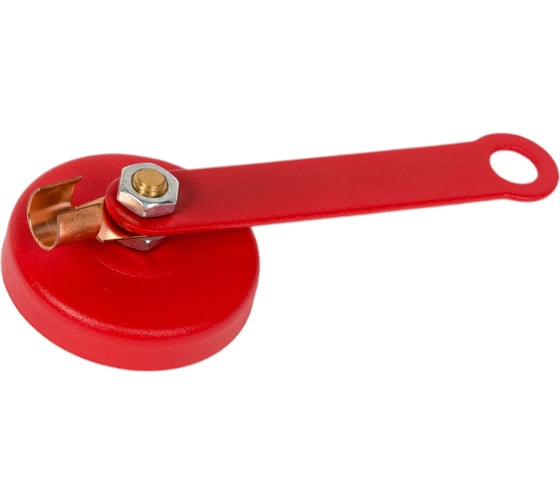 Изображение товара Клемма заземления магнитная 60 мм, 200А, с рукояткой энаргит JWJD-001