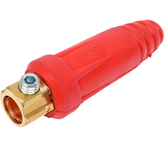 Изображение товара Кабельная вилка 35-50 мм, 1 шт, "класс В", цвет красный энаргит К35-50-1-B-R