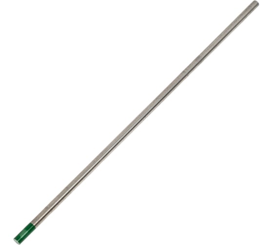 Изображение товара Вольфрамовый электрод WP 4.0x175 мм (зеленый) энаргит WP-4-175