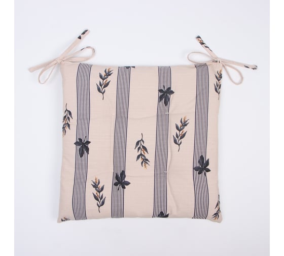 Изображение товара Сидушка на стул Этель Leaves 42x42 см, 100% хлопок, репс 220 гр/м2 10283401