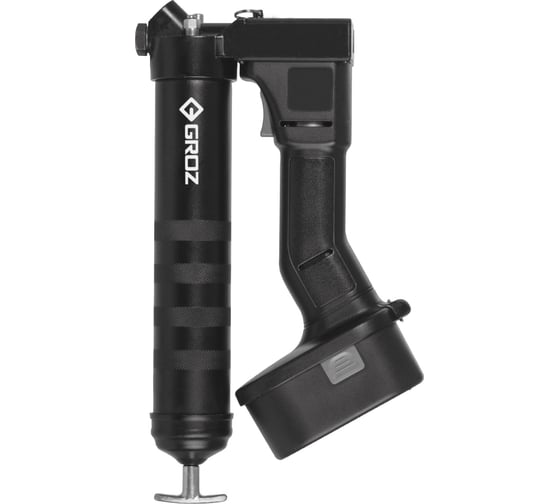 Изображение товара Электрический шприц для смазки Groz с литий-ионным аккумулятором и сохранным устройством 18,5V GR47222