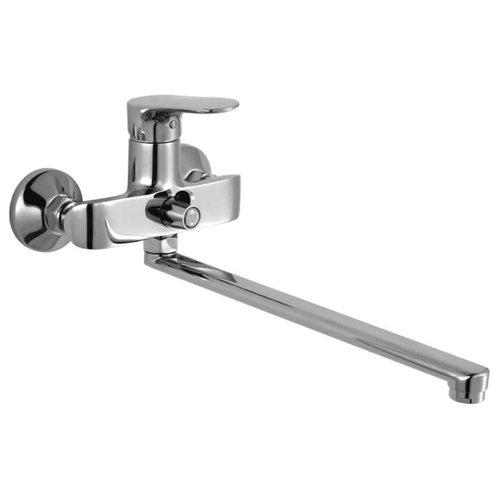 Изображение товара Смеситель для ванны Rainsberg с поворотным длинным изливом 30 см хром однорычажный