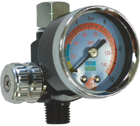 Изображение товара Регулятор давления с манометром для краскопульта Русский Мастер РМ-87326