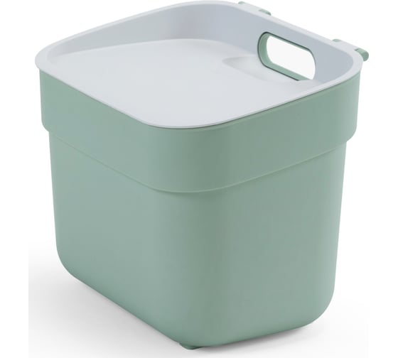Изображение товара Контейнер для мусора CURVER READY TO COLLECT зеленый/светло-серый 5л 02100-393-00