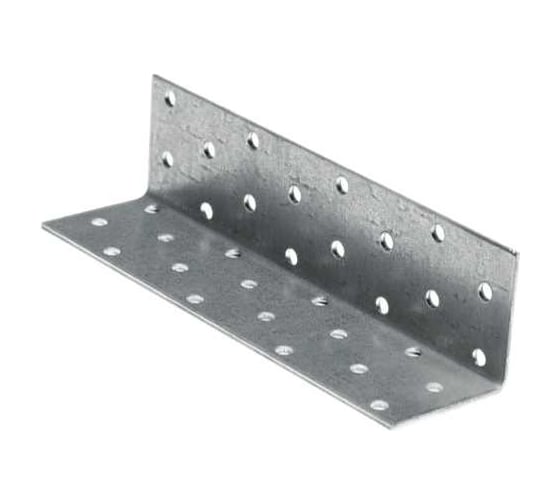 Изображение товара Уголок крепежный равносторонний STARFIX 100x60x60 мм, KUR, белый цинк SMP-26438-1