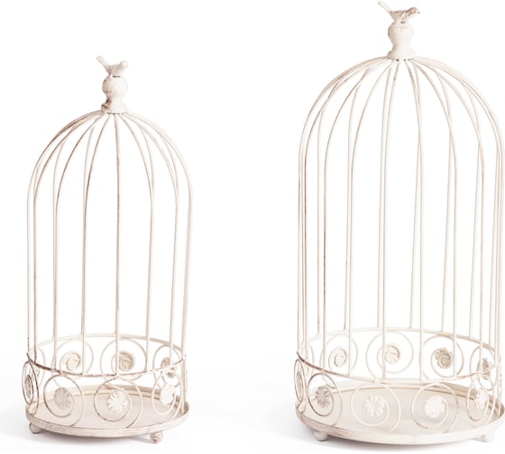 Изображение товара Цветочница Tetchair Secret de Maison CELL (mod. PL08-10003) металл, 25x52 см/20x45 см, antique white, 4 шт 21143