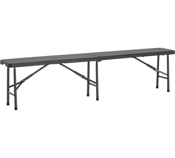 Изображение товара Скамейка складная Стул Груп 182х28х43 см, коричневая TZD183