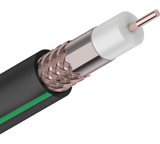 Изображение товара Коаксиальный кабель CADENA RG-6SAT-703B черный MP RG-6SAT-703BlMP