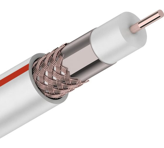 Изображение товара Коаксиальный кабель CADENA RG-6SAT-Optima premium белый MP RG-6SAT-OptredMP