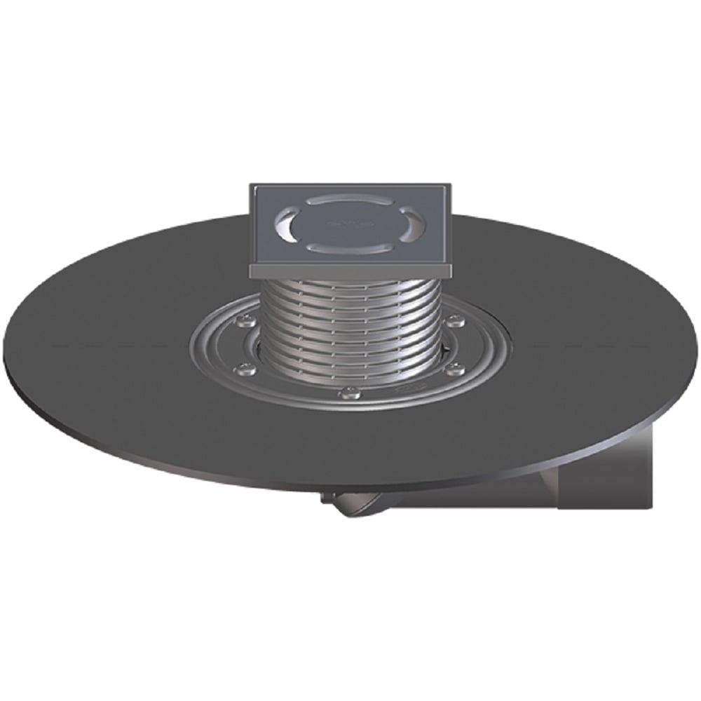 Изображение товара Водотводный трап HL 80.1H регулируемый, перфорированная решетка из нержавеющей стали