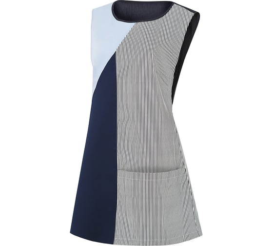 Изображение товара Фартук комбинированный СОЮЗСПЕЦОДЕЖДА КЛИНПЛЕКС CLINPLEX ВИТА полоска/темно-синий, голубой, размер 42-48 2000000241272