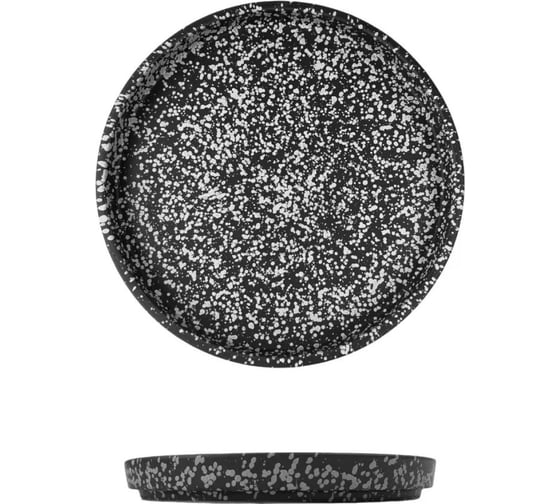 Изображение товара Набор тарелок Homium Graphite, 2 шт, диаметр 26 см, цвет серый set2winT8603089