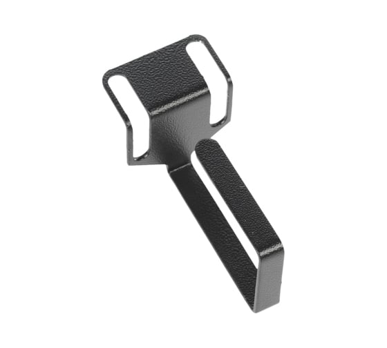 Изображение товара Кабельный органайзер ЦМО, одинарный, изгонутый, черный СБ-Б-9005