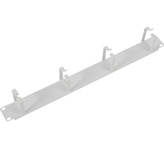 Изображение товара Кабельный органайзер ЦМО горизонтальный 19, 1U, 4 кольца ГКО-4.62