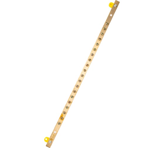 Изображение товара Панель заземления ЦМО для шкафов и стоек, 500мм, цвет медь ПЗ-19-500.200А