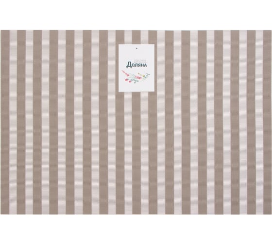 Изображение товара Салфетка на стол Доляна бежевый, 45x30 см 10062237