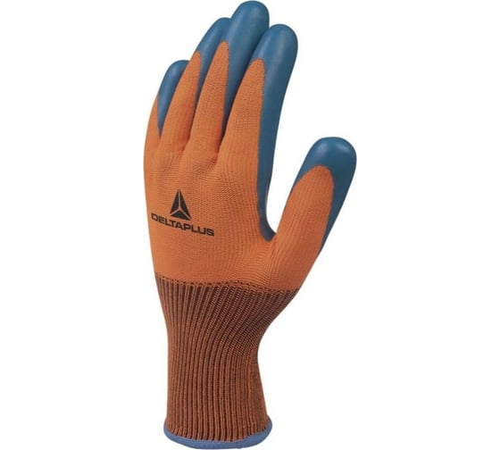 Изображение товара Перчатки Delta Plus VE733 полиэстеровые, с латексным покрытием, размер 10 VE733OR10