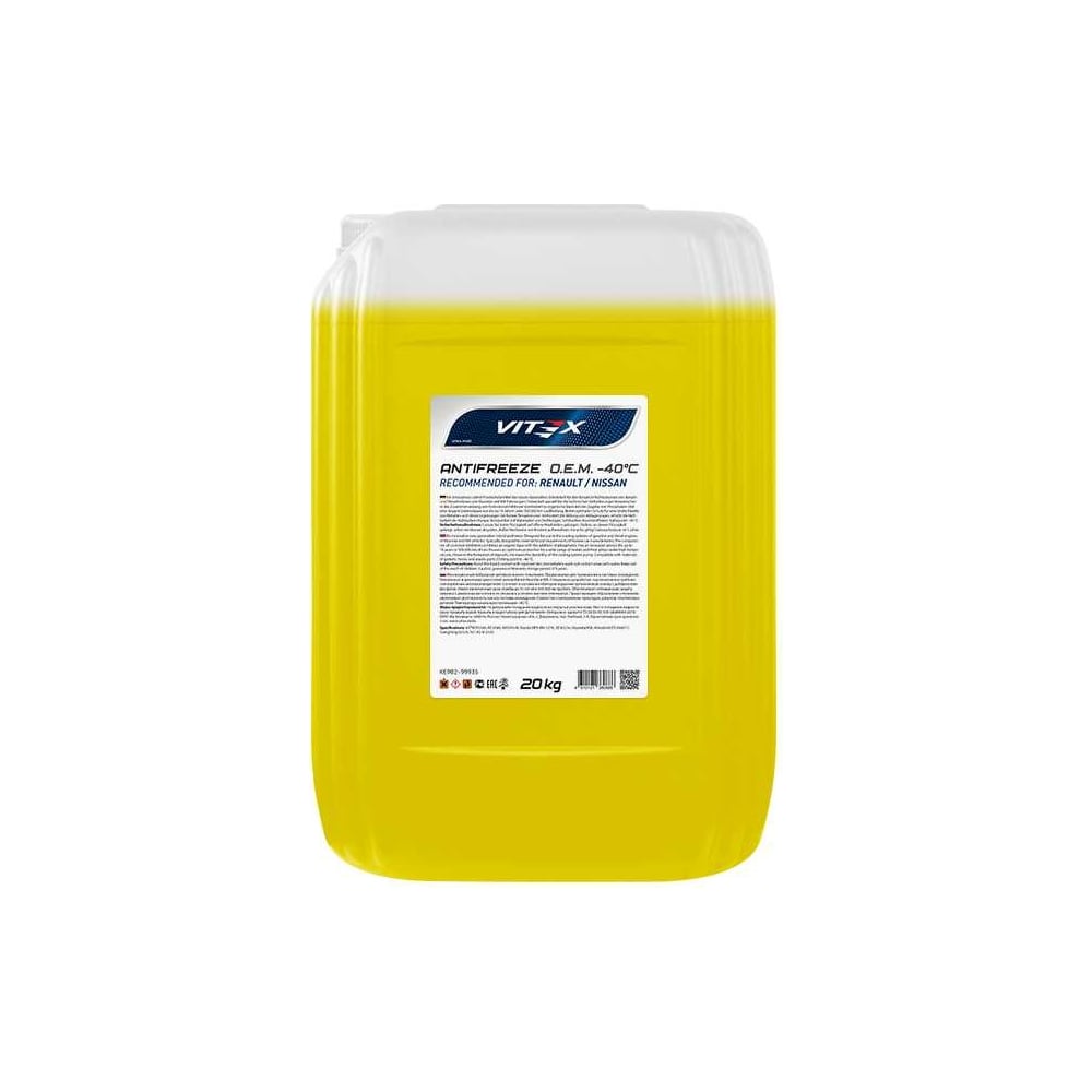 Изображение товара Антифриз VITEX O.E.M. -40 для Renault Nissan, 20 кг