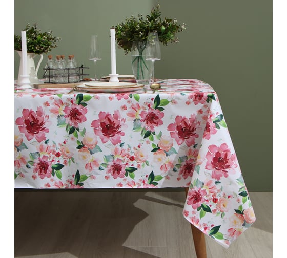 Изображение товара Скатерть Доляна Пастель 137x180 см, 140 гр/кв.м 9952586