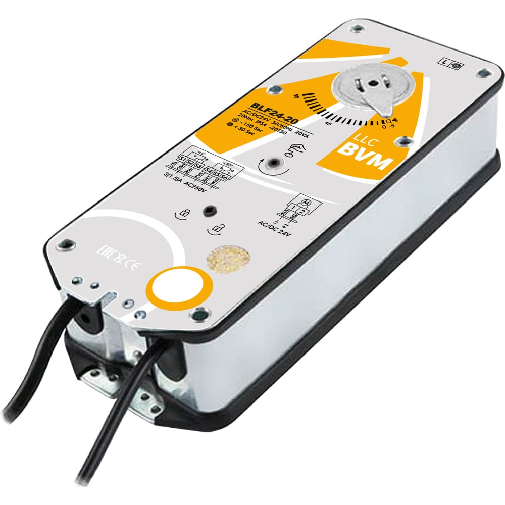 Изображение товара Электропривод для противопожарных клапанов BVM BLF24-20 24В IP54