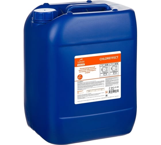 Изображение товара Отбеливатель для стирки Luscan Профхим с дезинфицирующим эффектом на ХЛОРе Chloreffect, 20 л 1935438